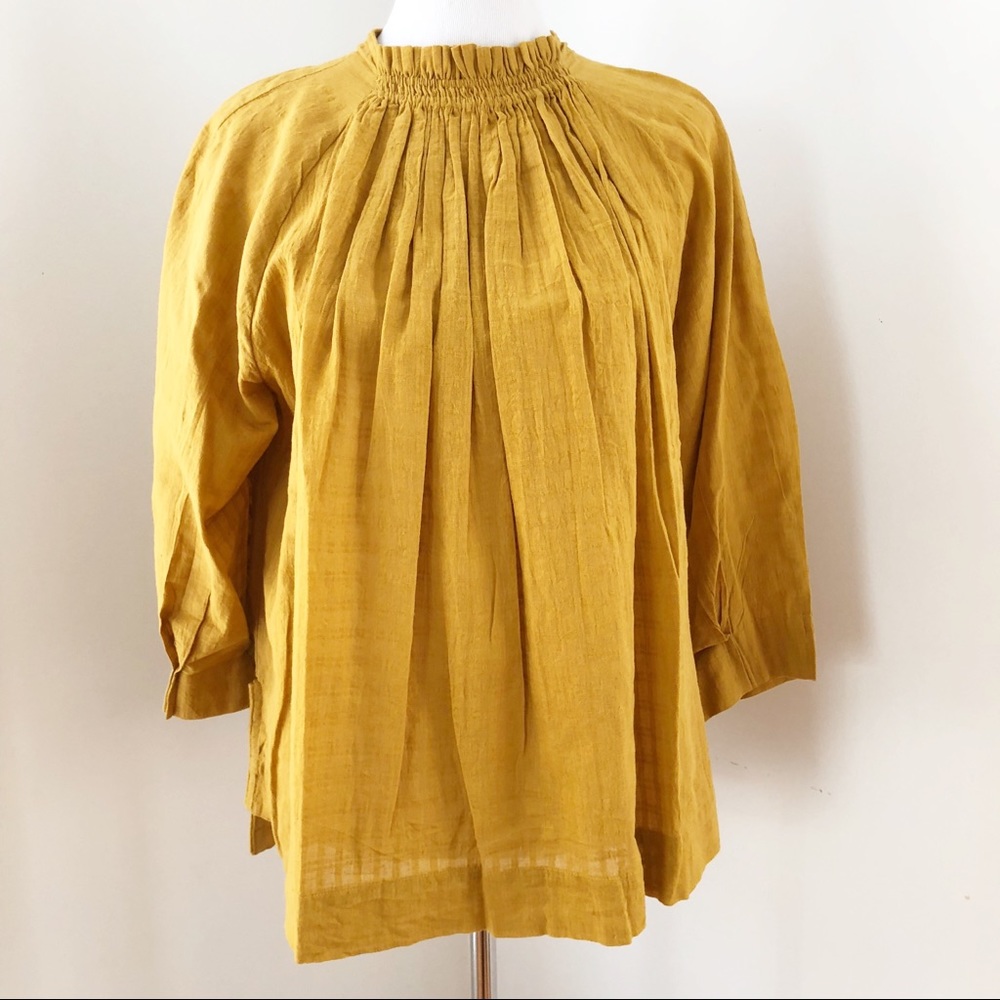 Elegant Mustard Blouse
